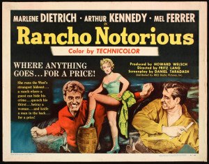 “Rancho Notorious”, la ballata western di Fritz Lang.