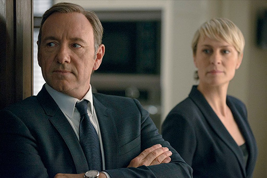 Kevin Spacey e Robin Wright, "House of Cards"