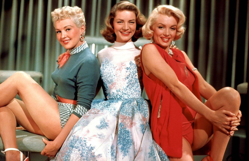 Betty Grable, la Bacall e Marilyn in “Come sposare un milionario“ (1953)