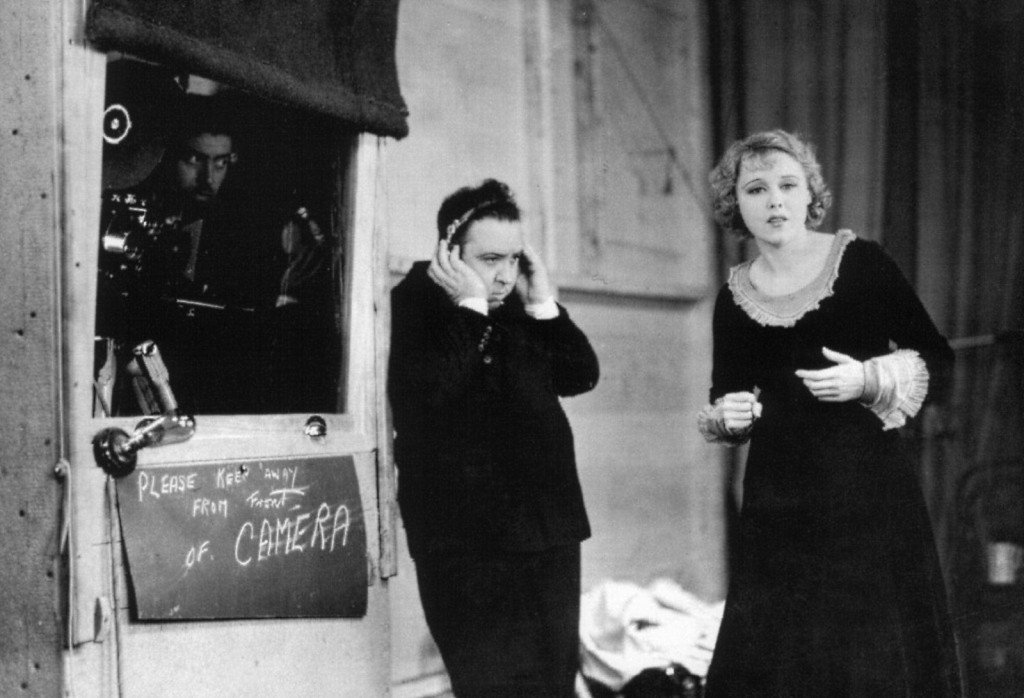 Sul set di “Ricatto“, 1929