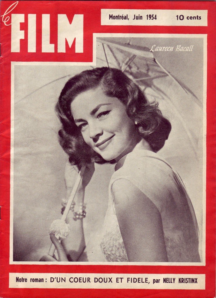 Copertina della rivista canadese “Le film“, 1951, in cui compare con il nome Laureen.