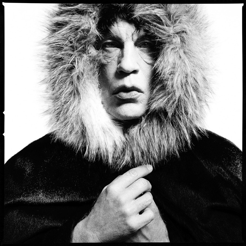 David Bailey / Mick Jagger “Fur Hood” © Sandro Miller courtesy of Catherine Edelman Gallery Chicago