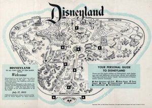 Mappa di Disneyland (1955)