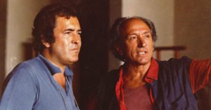 Bernardo Bertolucci e Carlo Di Palma sul set del film "La tragedia di un uomo ridicolo" (1981)