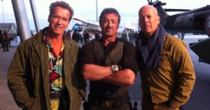 Arnold Schwarzenegger Sylvester Stallone Bruce Willis expendables i mercenari
