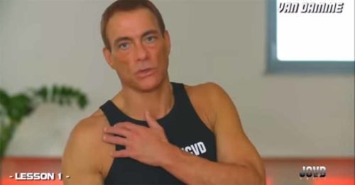 Le videolezioni fitness di Van Damme, per allenarsi a casa