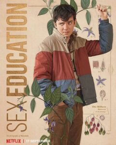 sex education 3 character poster otis asa butterfield
