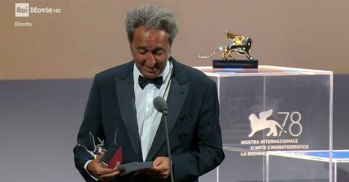 Sorrentino, Frammartino, Scotti: i discorsi degli italiani premiati a Venezia 78